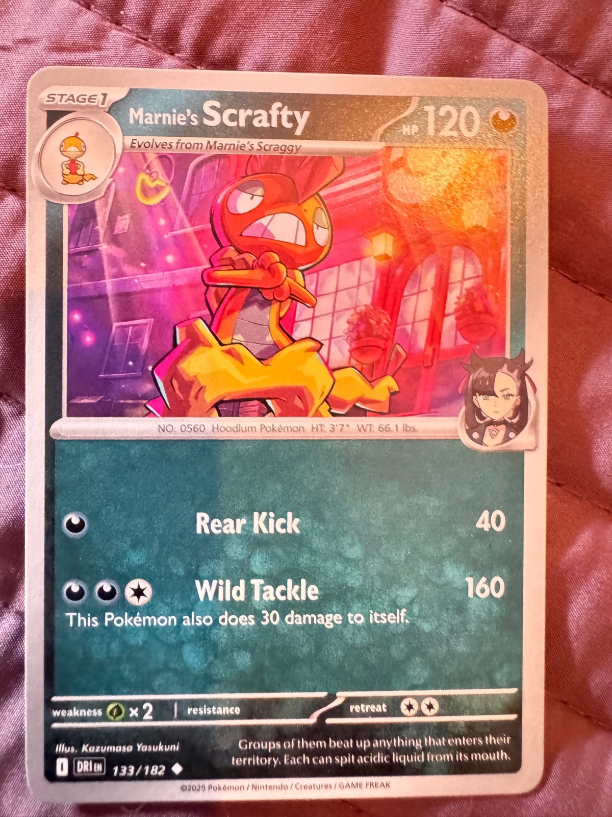 Marnie's Scrafty - Destined Rivals #133/182