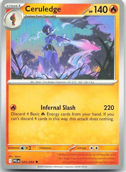 Ceruledge - Phantasmal Flames #020/094
