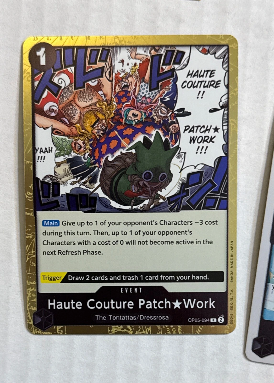 Haute Couture Patch★Work - Awakening of the New Era #OP05-094