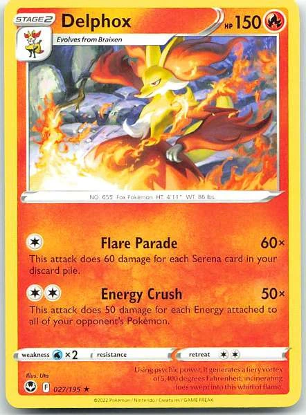 Delphox - Silver Tempest #027/195