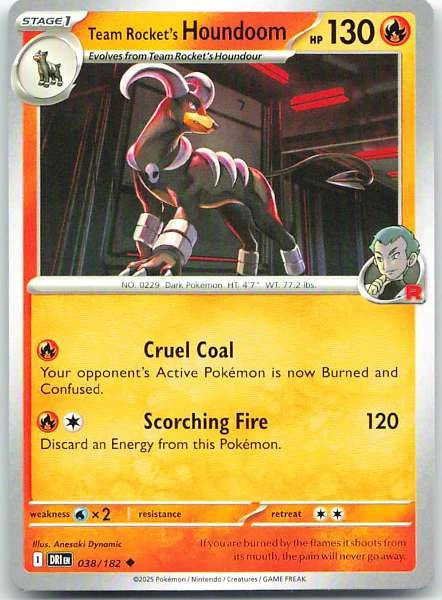 Team Rocket's Houndoom - Destined Rivals #038/182