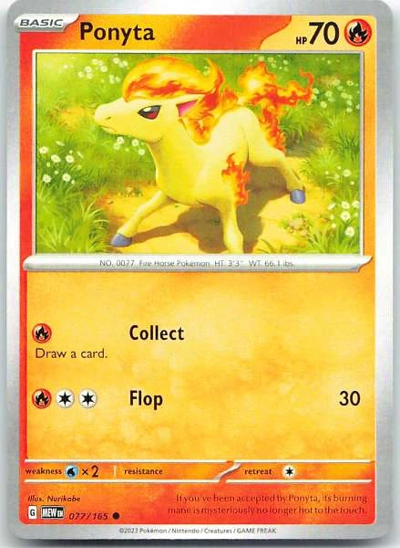 Ponyta - 151 #077/165