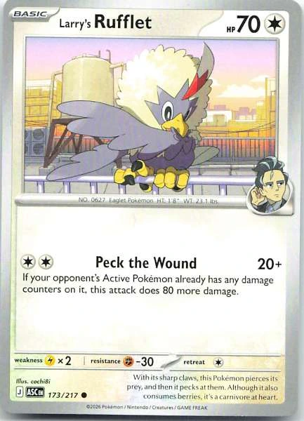 Larry's Rufflet - Ascended Heroes #173/217