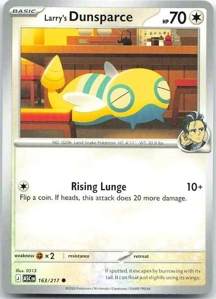 Larry's Dunsparce - Ascended Heroes #163/217