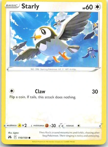 Starly - Crown Zenith #110/159
