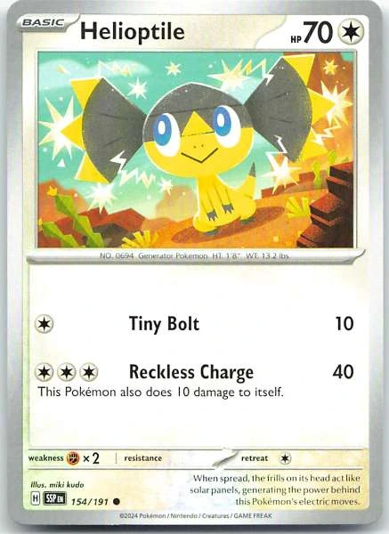 Helioptile - Surging Sparks #154/191