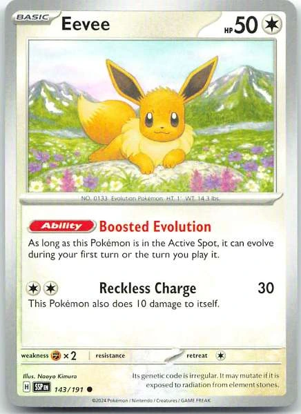 Eevee - Surging Sparks #143/191