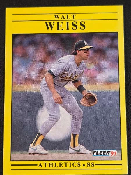 Walt Weiss - 1991 Fleer #26