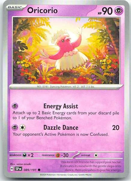 Oricorio - Surging Sparks #089/191