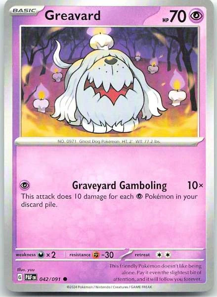 Greavard - Paldean Fates #042/091