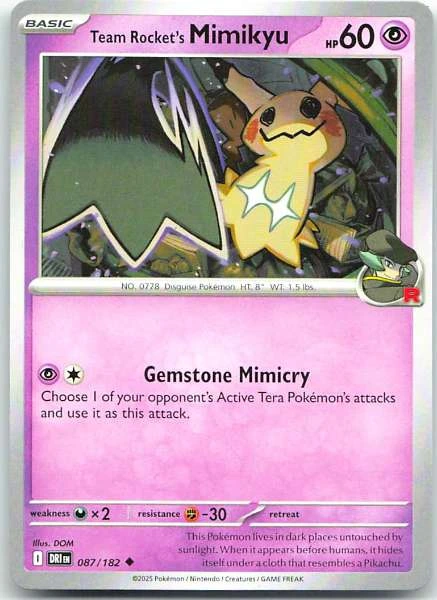 Team Rocket's Mimikyu - Destined Rivals #087/182