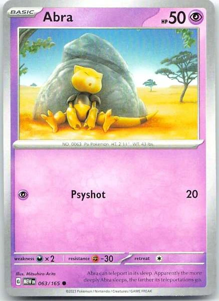 Abra - 151 #063/165
