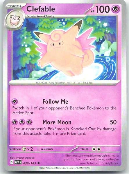 Clefable - 151 #036/165