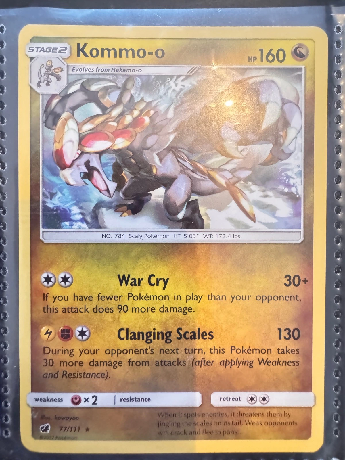 Kommo-o - Crimson Invasion #77/111