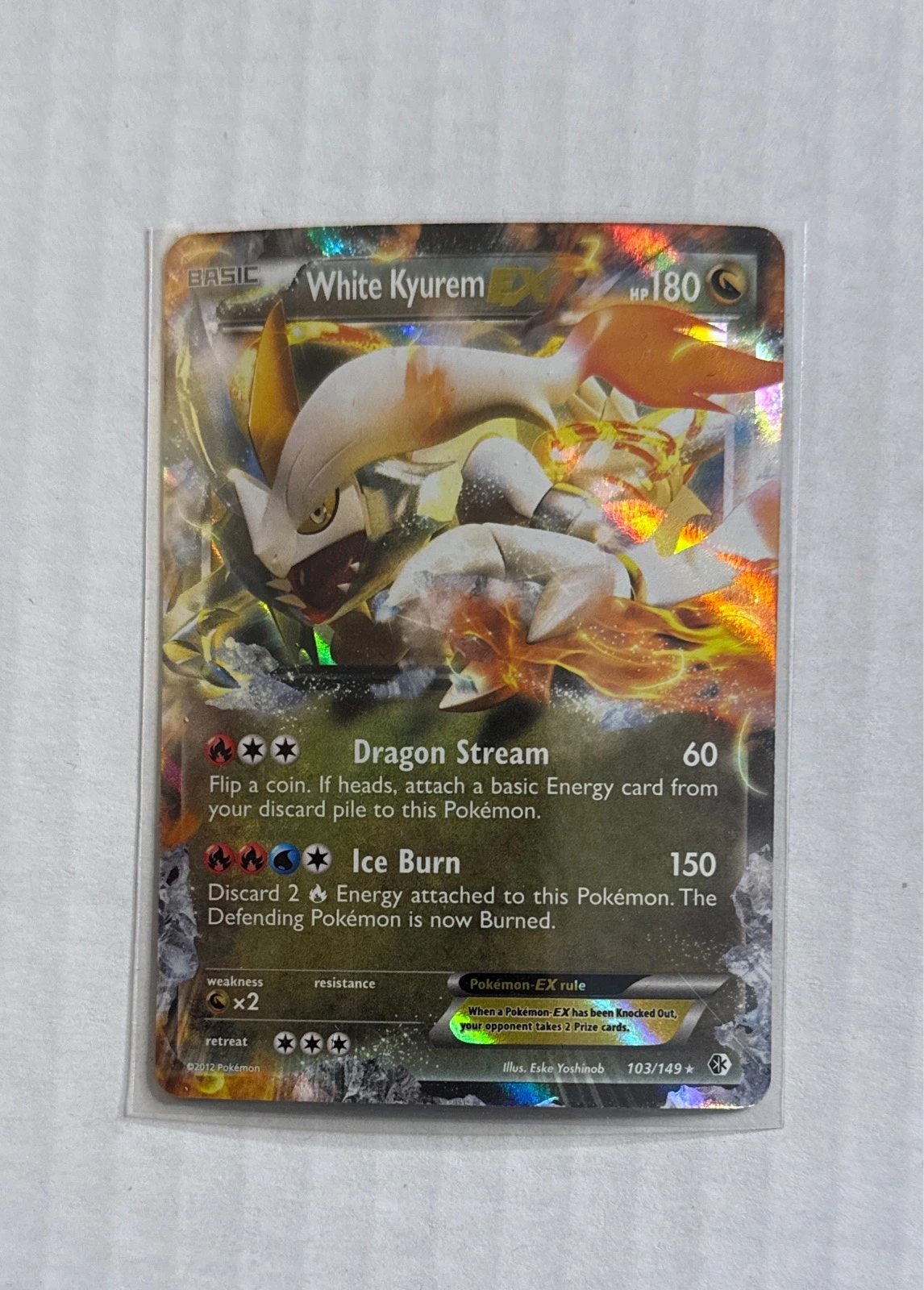 White Kyurem-EX - Boundaries Crossed #103/149