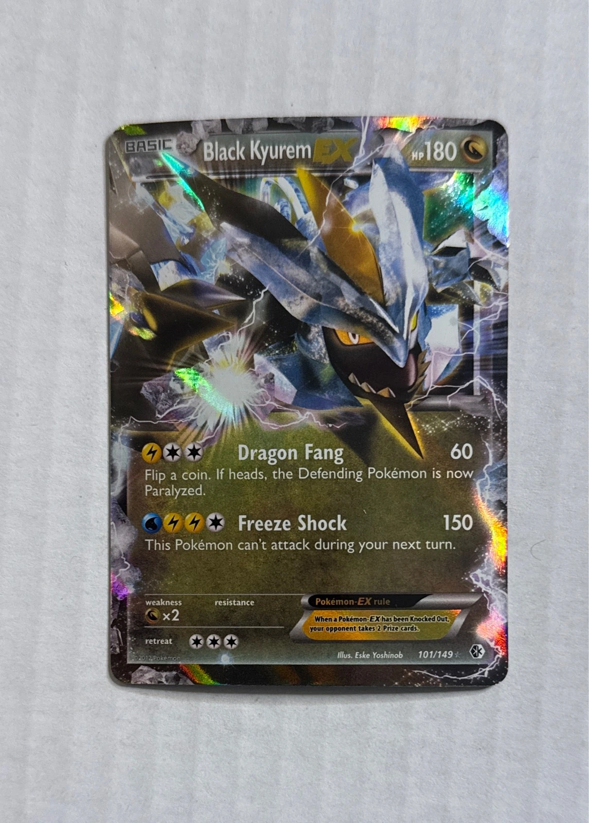 Black Kyurem EX - Boundaries Crossed #101/149