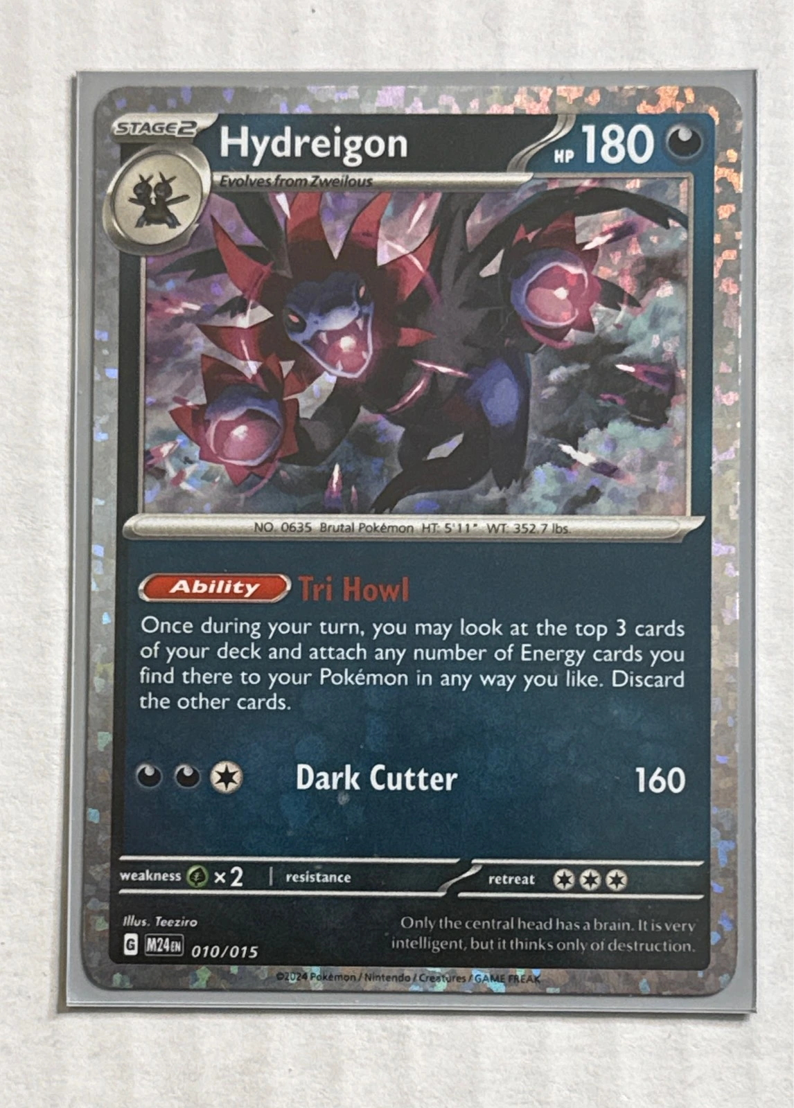 Hydreigon 010/015 McDonald's 2024 Holo - Shrouded Fable Illustration Collection #010/015