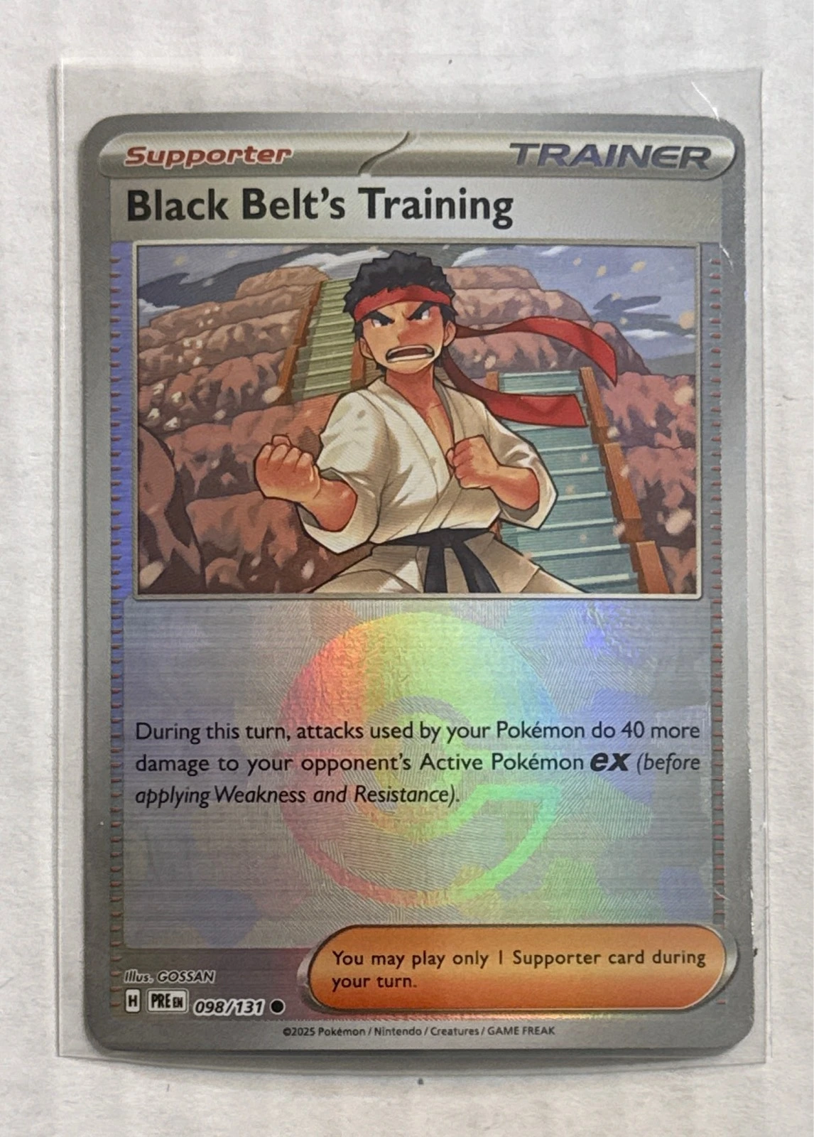 Black Belt's Training - (Poke Ball Pattern) 098/131 Sv: Prismatic Evolutions... #098/131