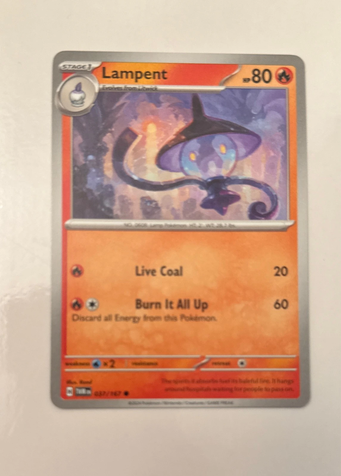 Lampent 037/167 - Twilight Masquerade - Normal [001-937] #037/167