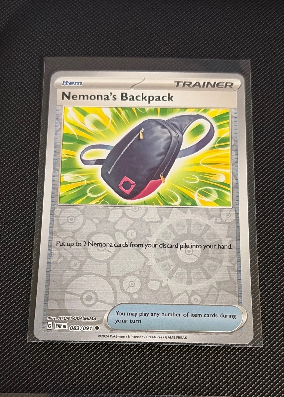 Nemona's Backpack - Paldean Fates #083/091
