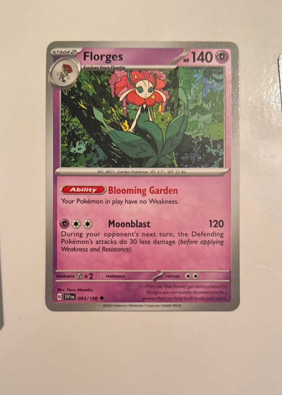 Florges - Scarlet & Violet #093/198