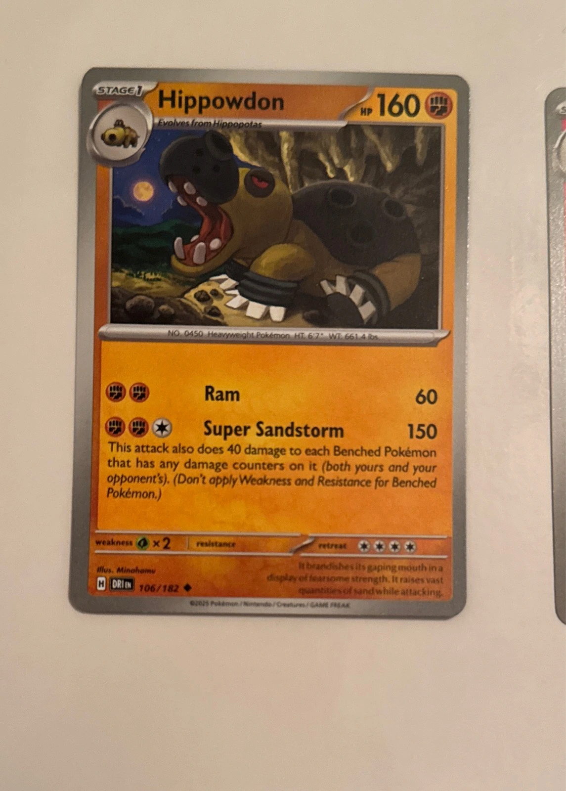 Hippowdon - Scarlet & Violet—Twilight Masquerade #106/182