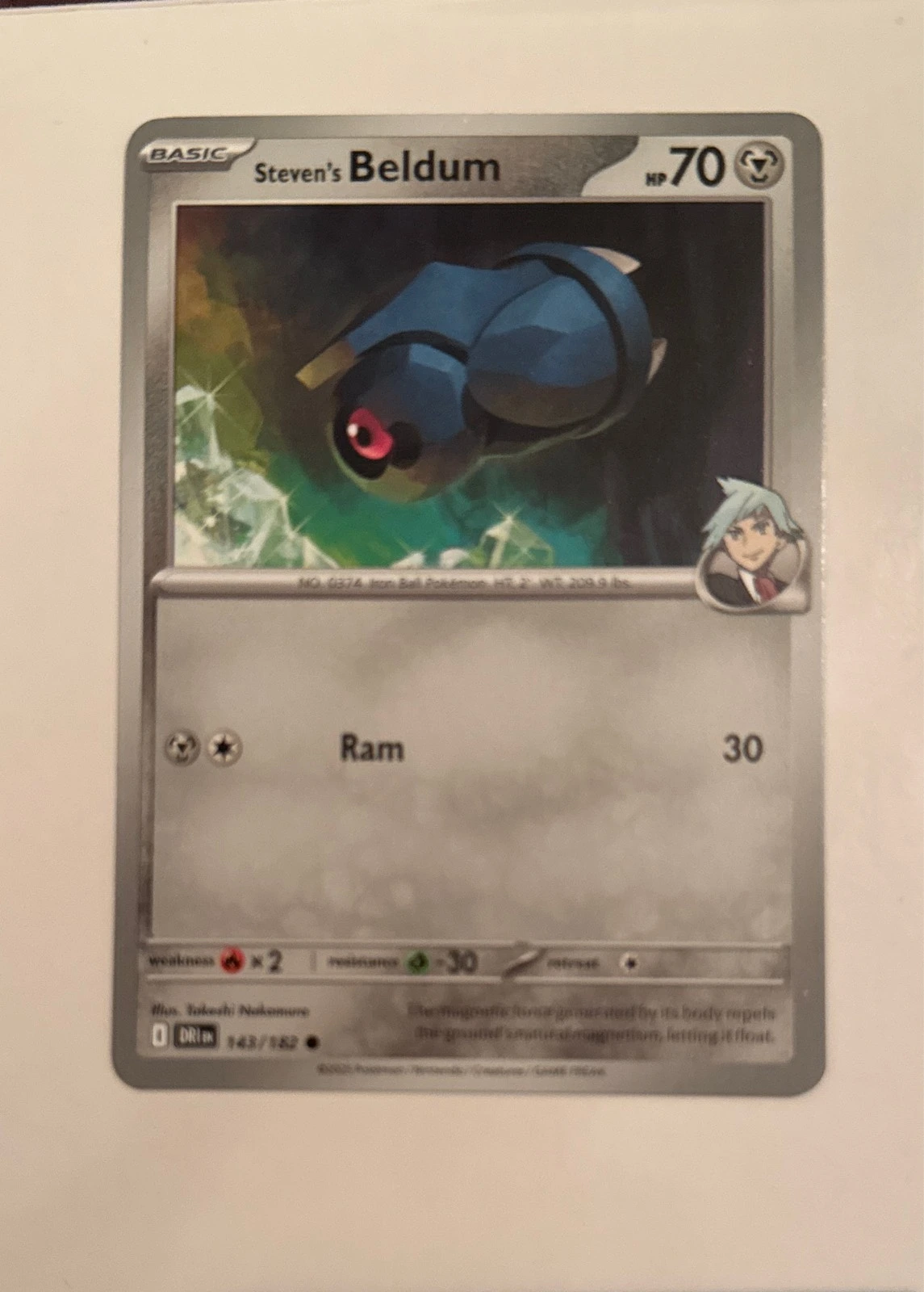 Steven's Beldum - Pokémon TCG: Scarlet & Violet—Twilight Masquerade #143/167
