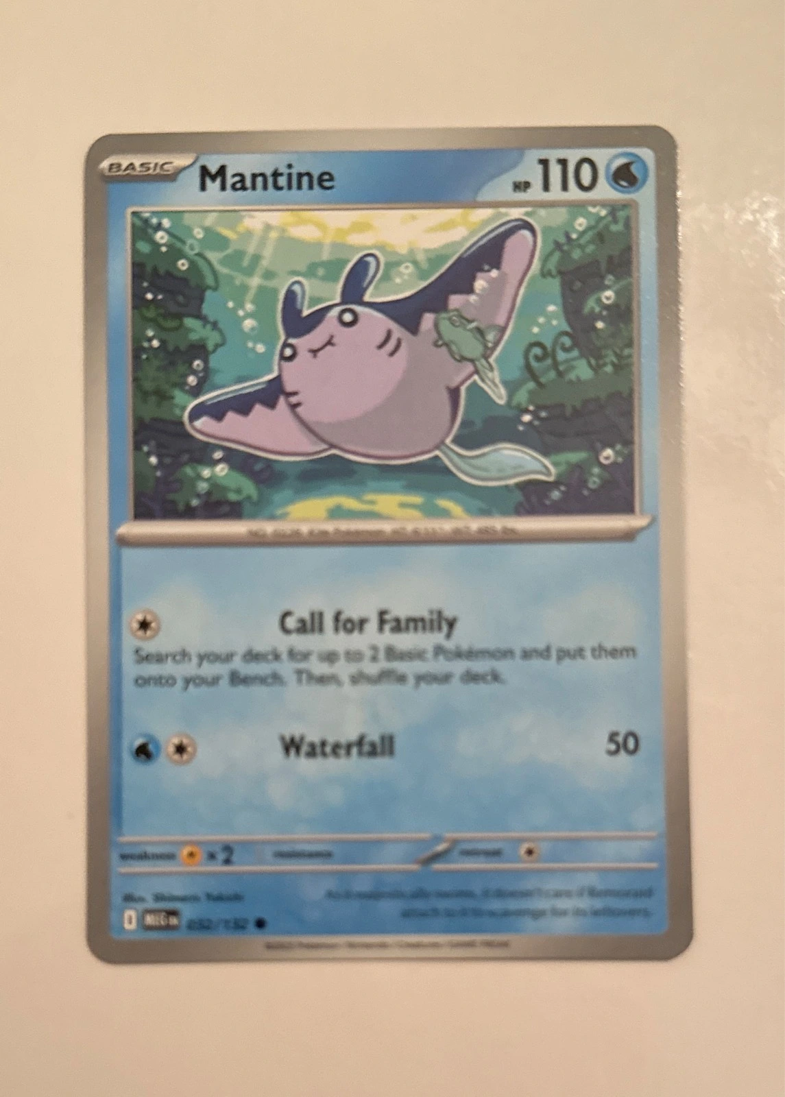 Mantine - Pokémon 151 #052/165