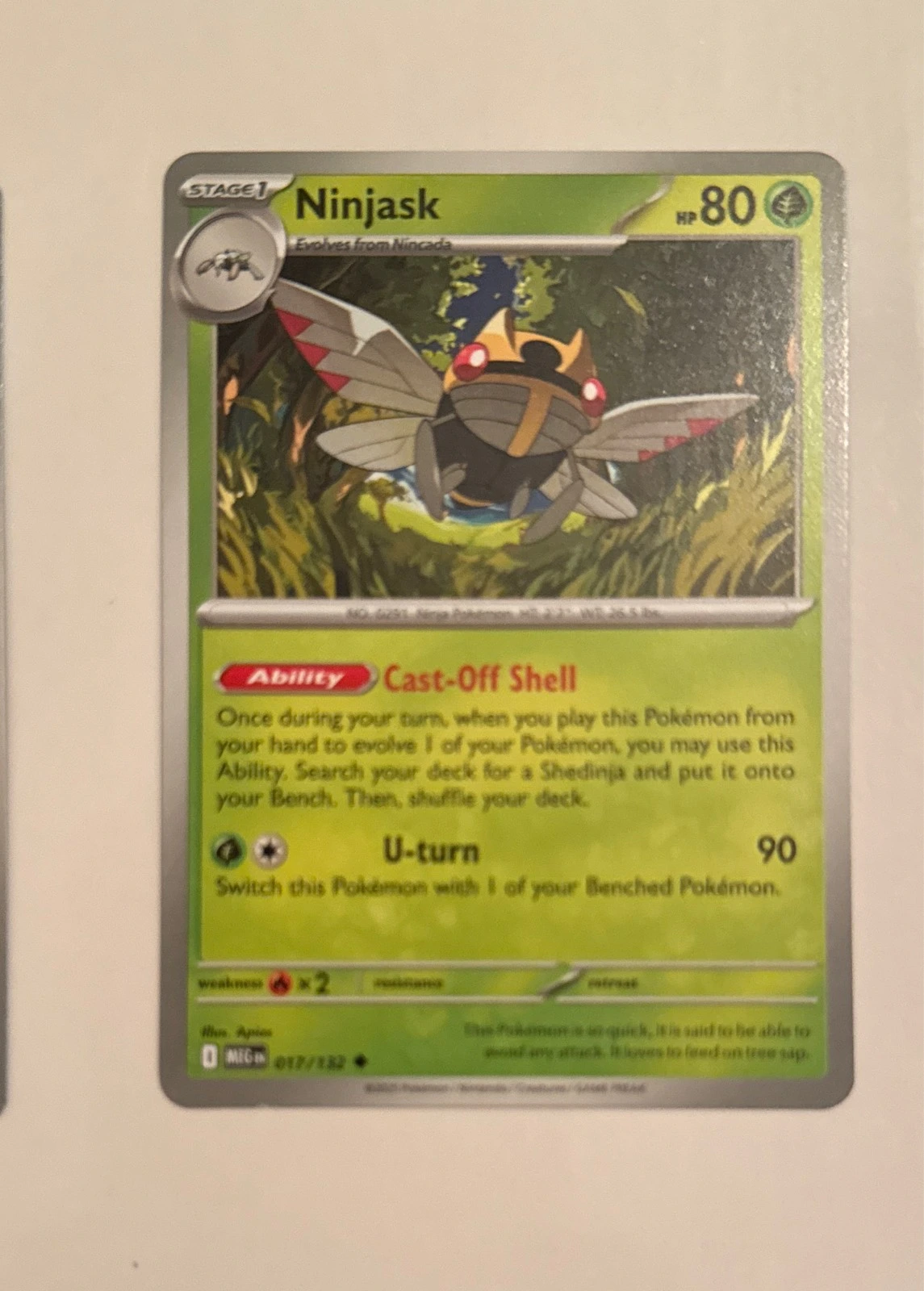 Ninjask - Pokémon Scarlet & Violet #017/132