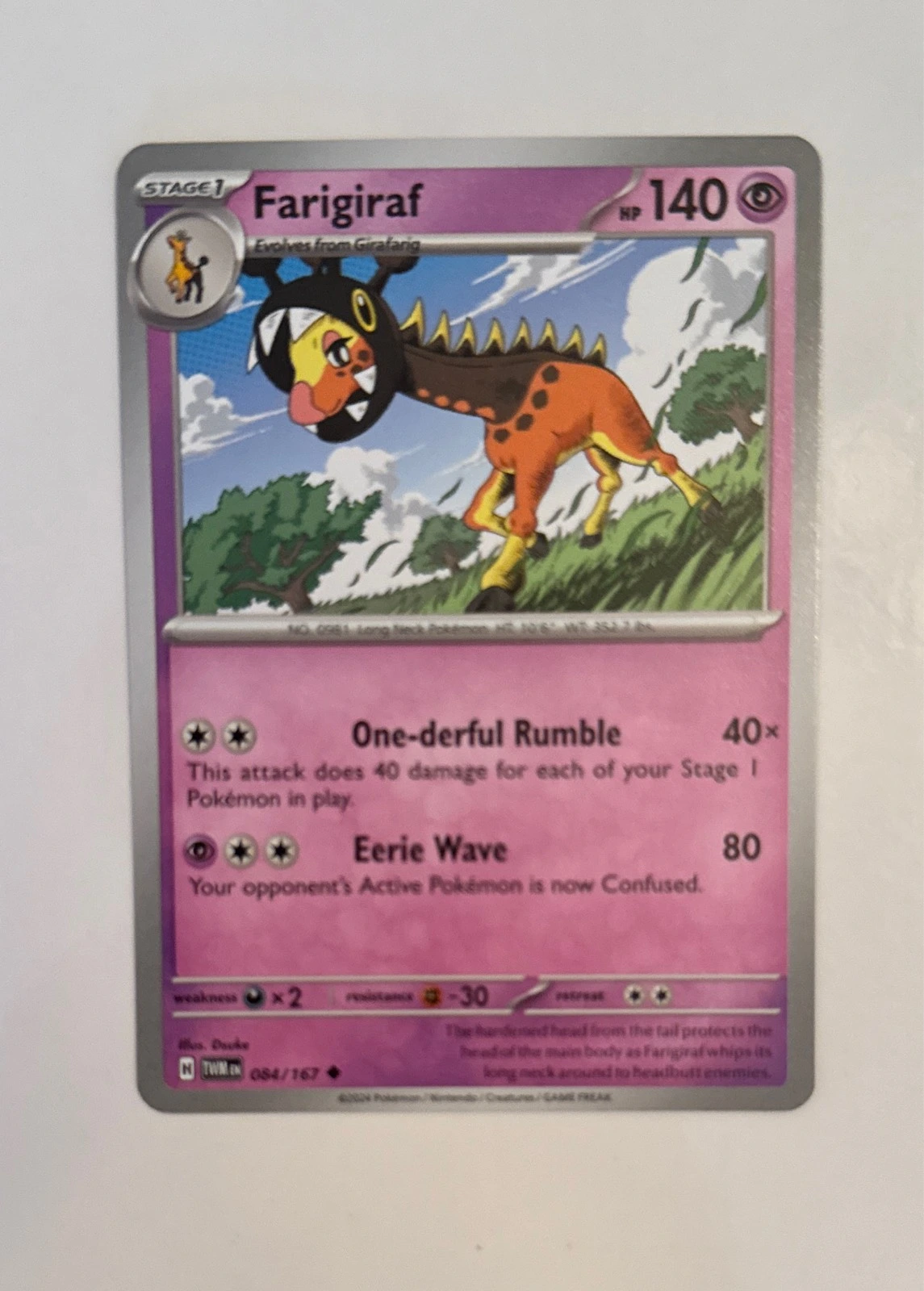 Farigiraf - Twilight Masquerade #084/167