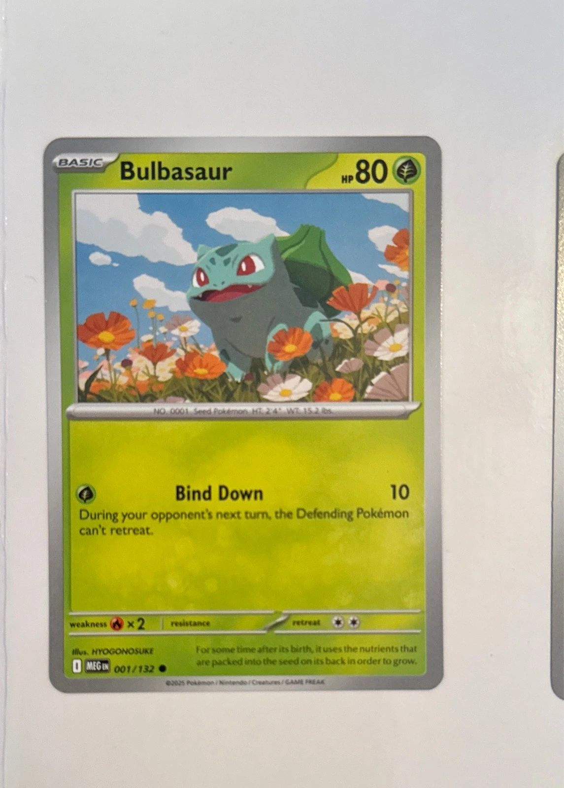 Bulbasaur - Pokémon TCG: Scarlet & Violet—Prismatic Evolutions #001/132
