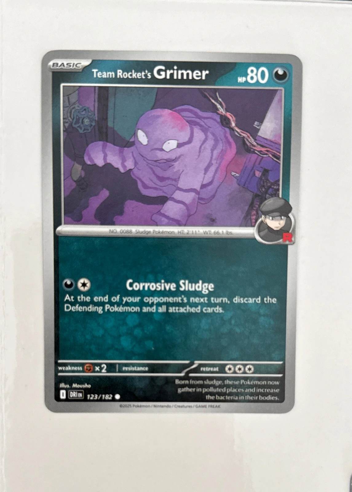 Team Rocket's Grimer - Pokémon #123/182
