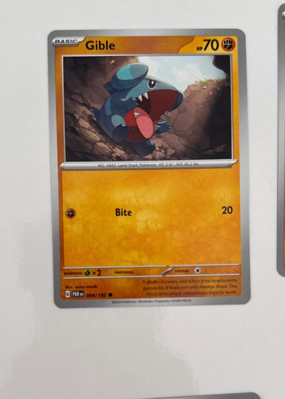 Gible - Paradox Rift #094/182