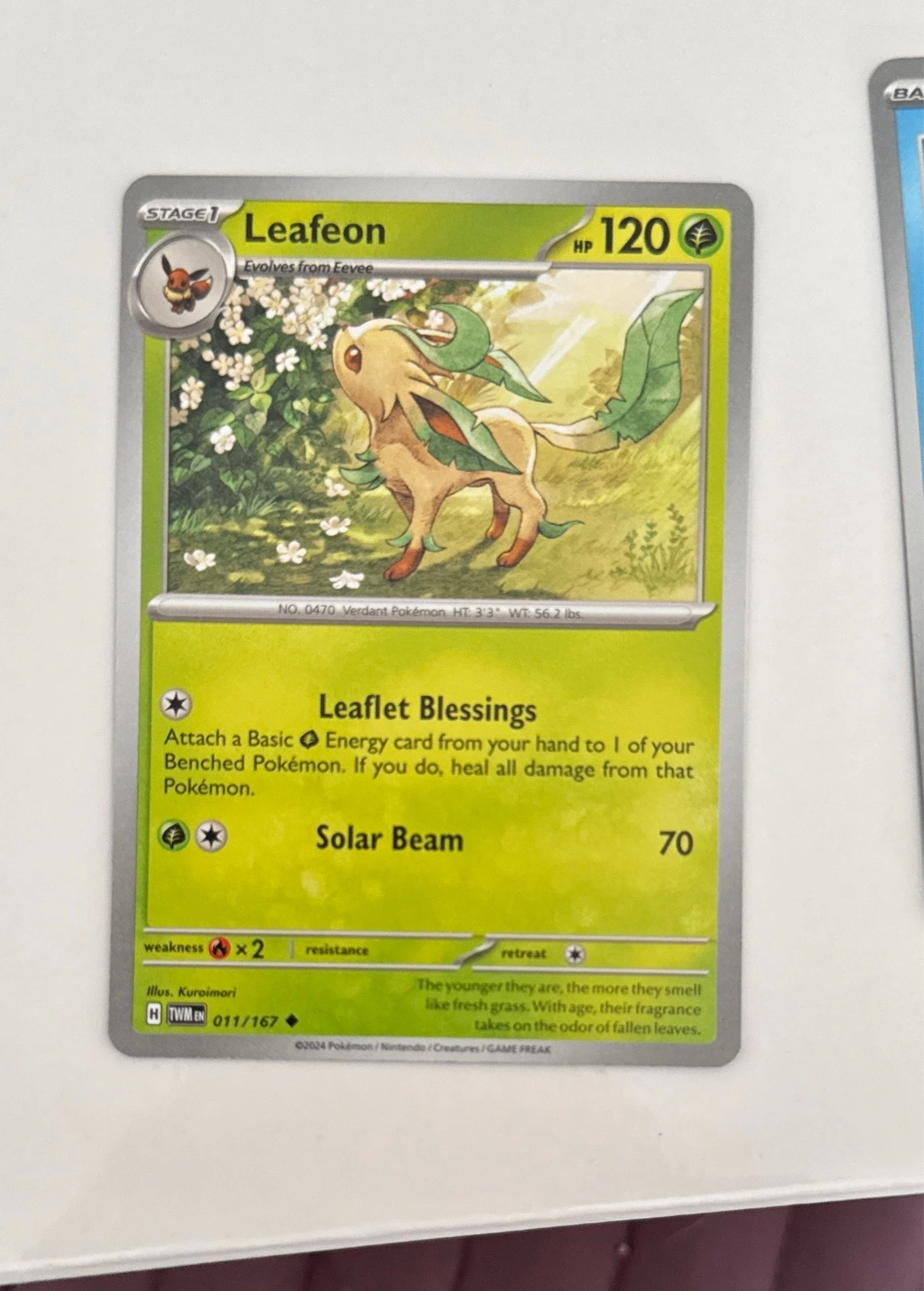 Leafeon - Twilight Masquerade #011/167