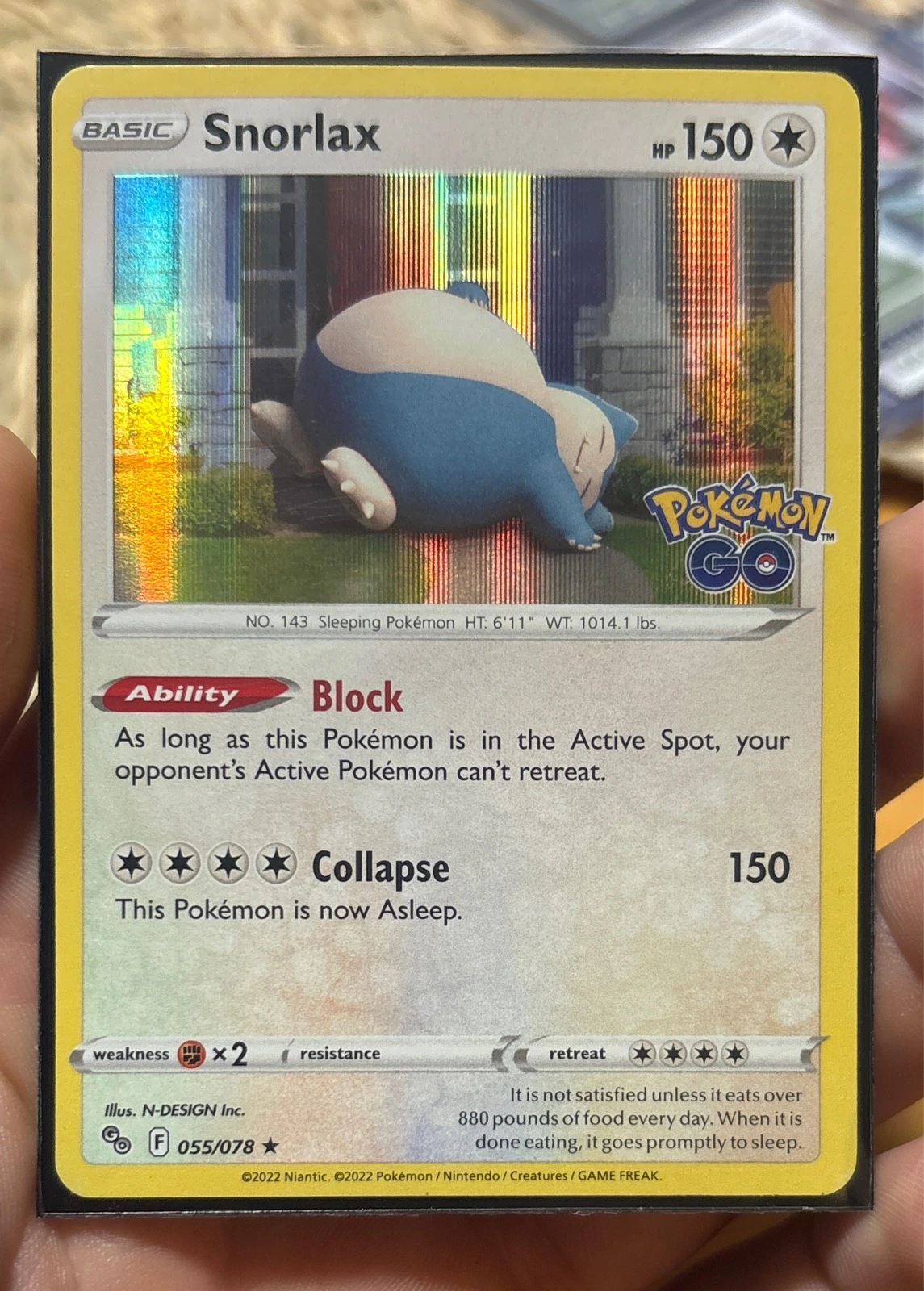 Snorlax - Pokémon GO #055/078