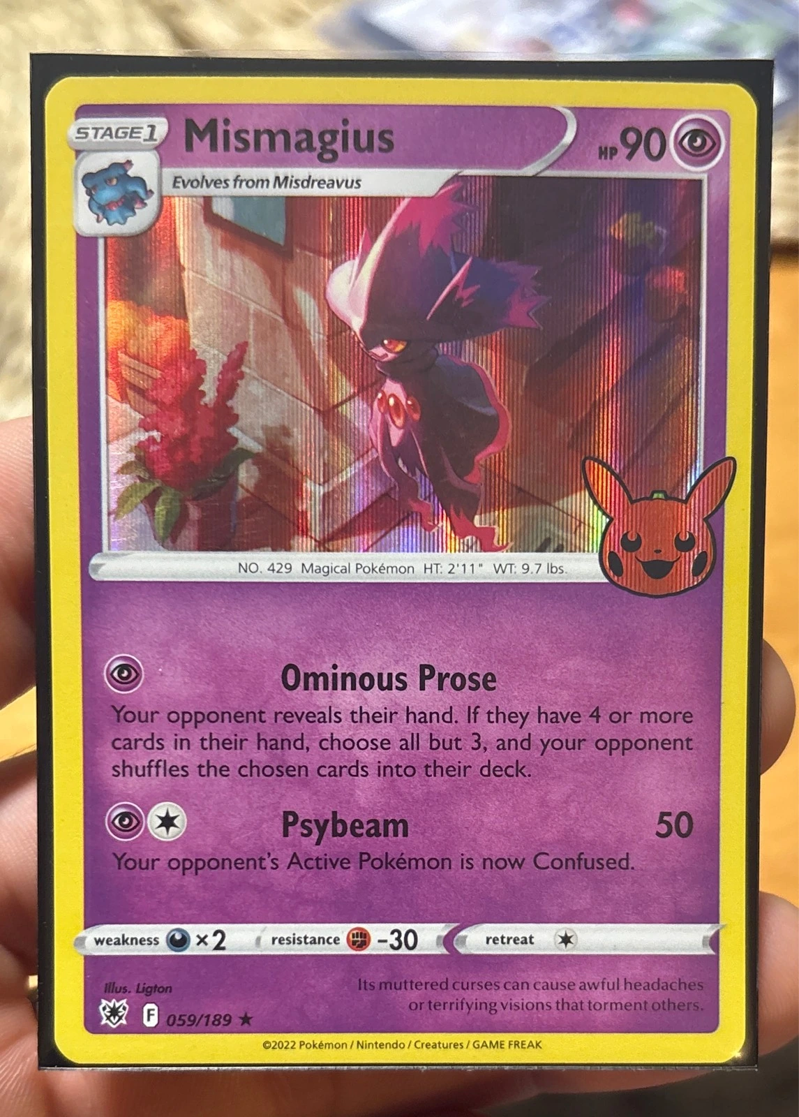 Mismagius - Pokémon TCG: Trick or Trade BOOster Bundle #059/189