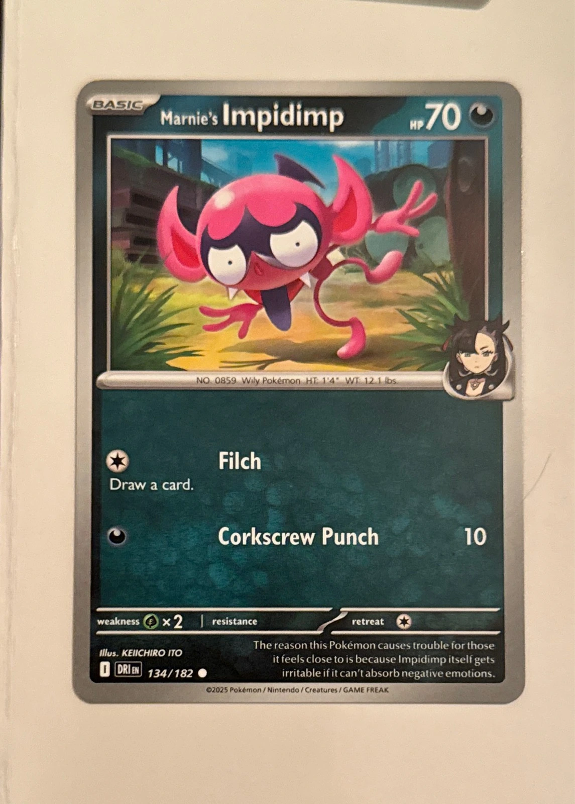 Marnie's Impidimp - Sword & Shield—Darkness Ablaze #134/182