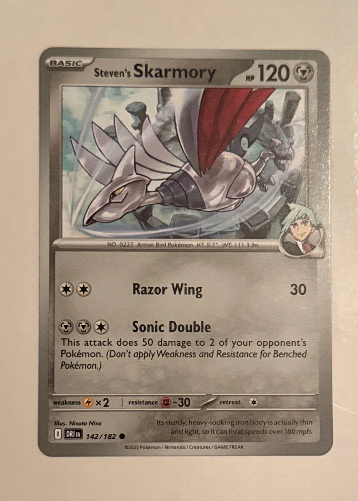 Steven's Skarmory - Dragon Frontiers #142/182