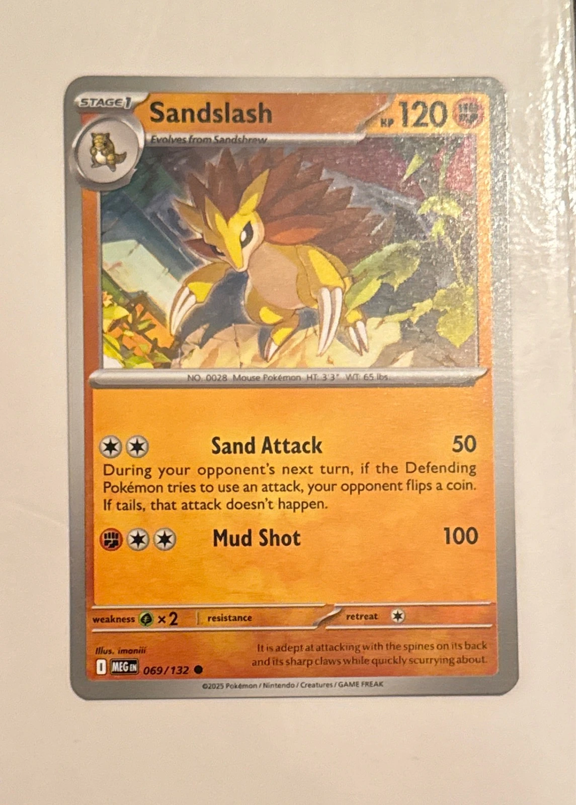 Sandslash - Pokémon TCG: Scarlet & Violet—Temporal Forces #069/132