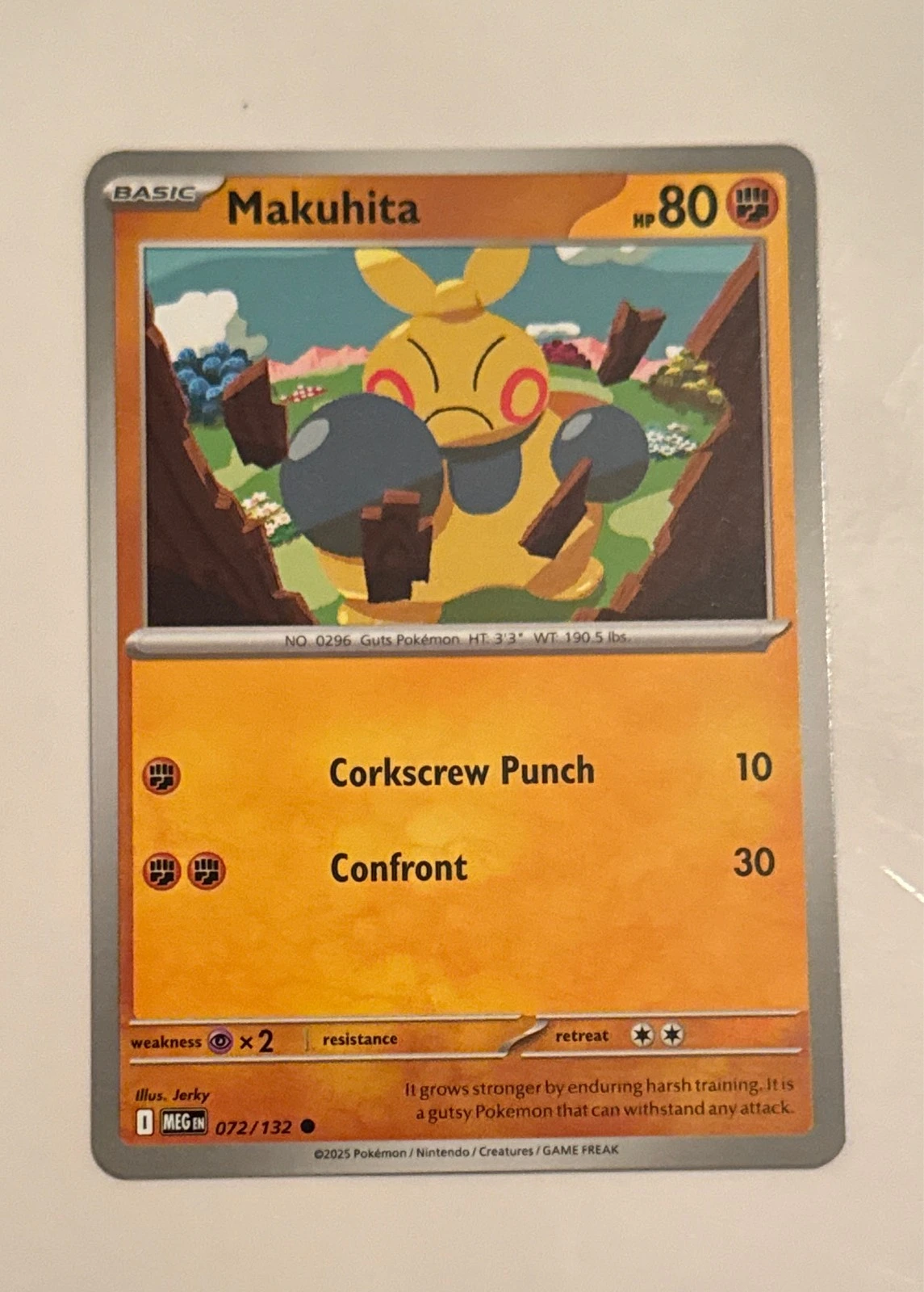 Makuhita - Pokémon TCG: Scarlet & Violet—Prismatic Evolutions #072/132