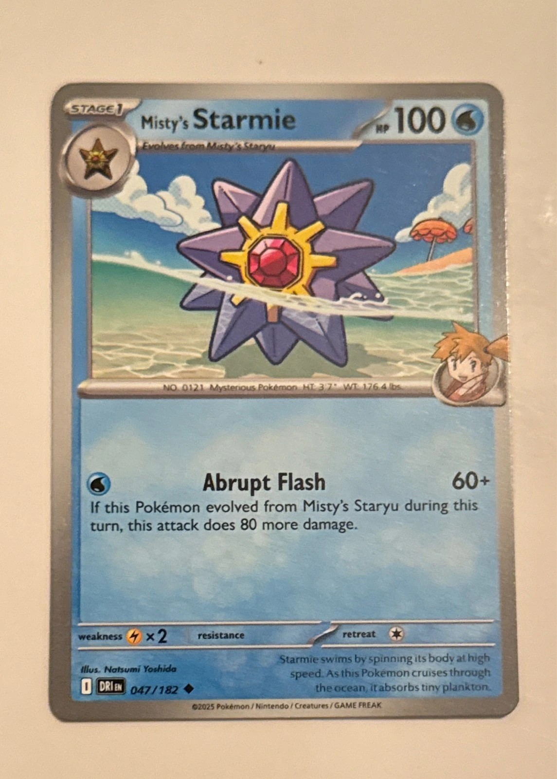 Misty's Starmie - Pokémon TCG: Scarlet & Violet—Prismatic Evolutions #047/182