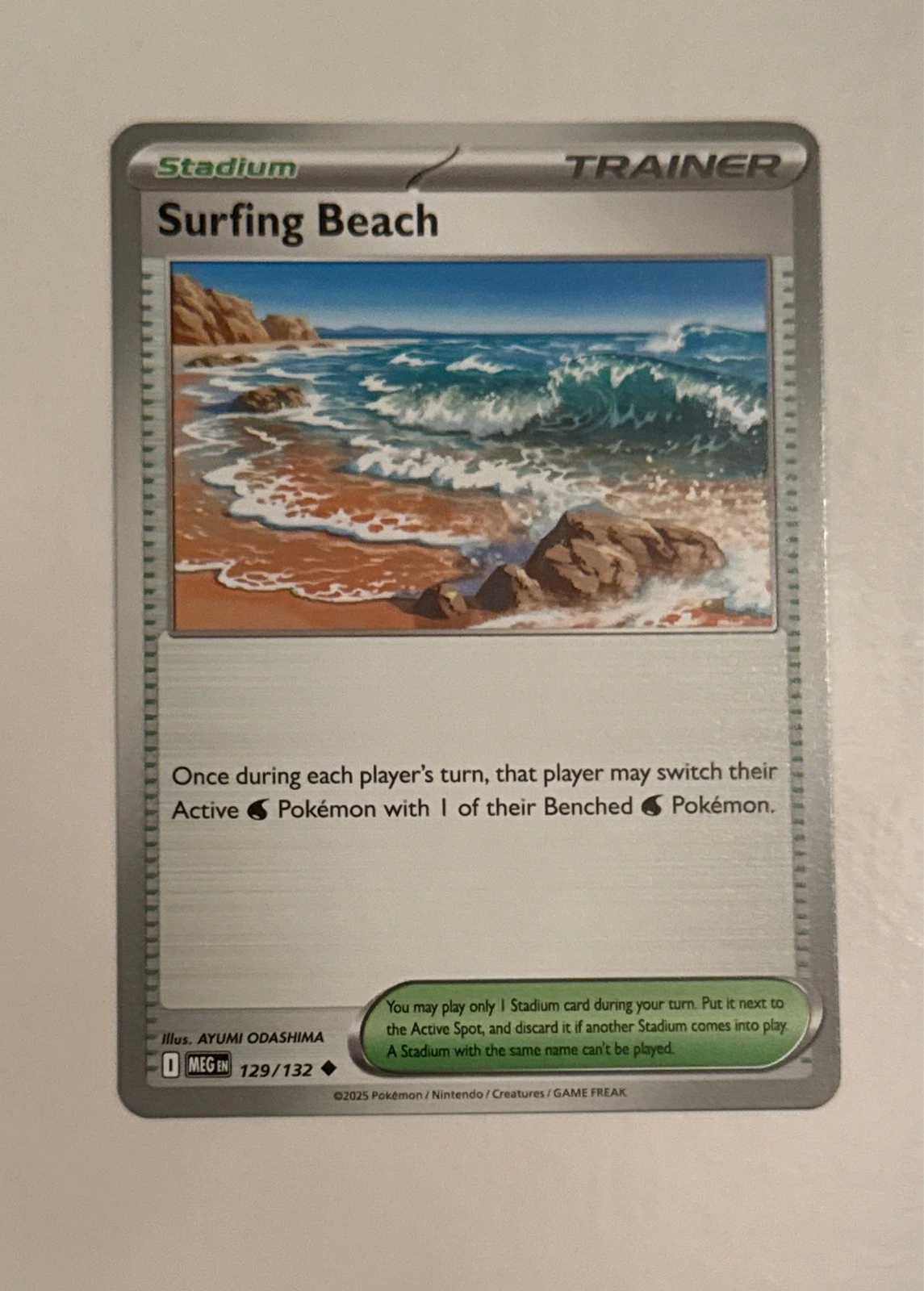 Surfing Beach - Pokémon TCG: Scarlet & Violet—Prismatic Evolutions #129/132