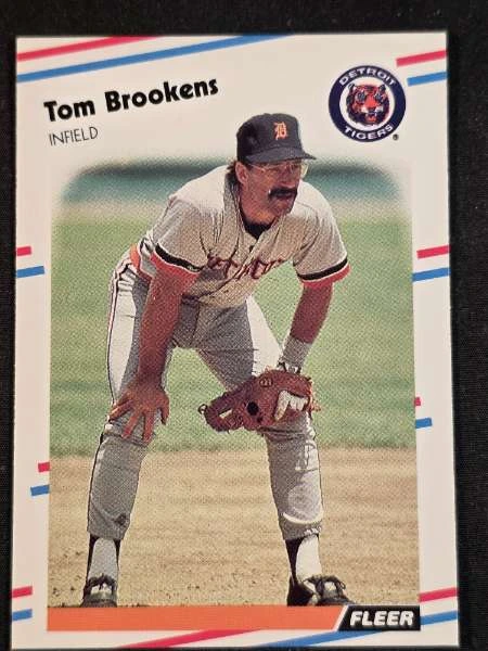 Tom Brookens - 1988 Fleer / 1989 Donruss Traded #53