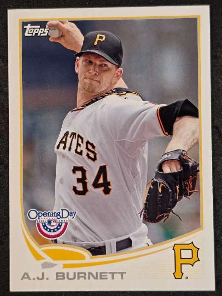 A.J. Burnett - MLB Showdown / Topps Opening Day #128