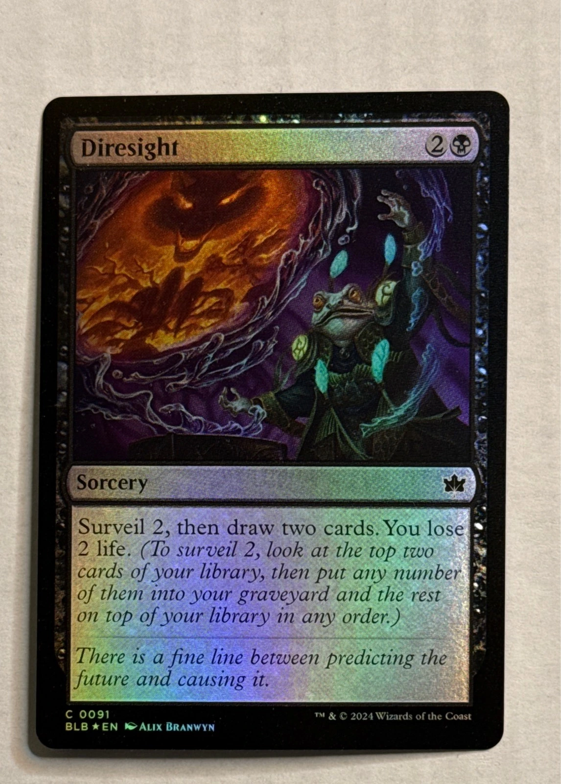 Diresight - Bloomburrow #0091