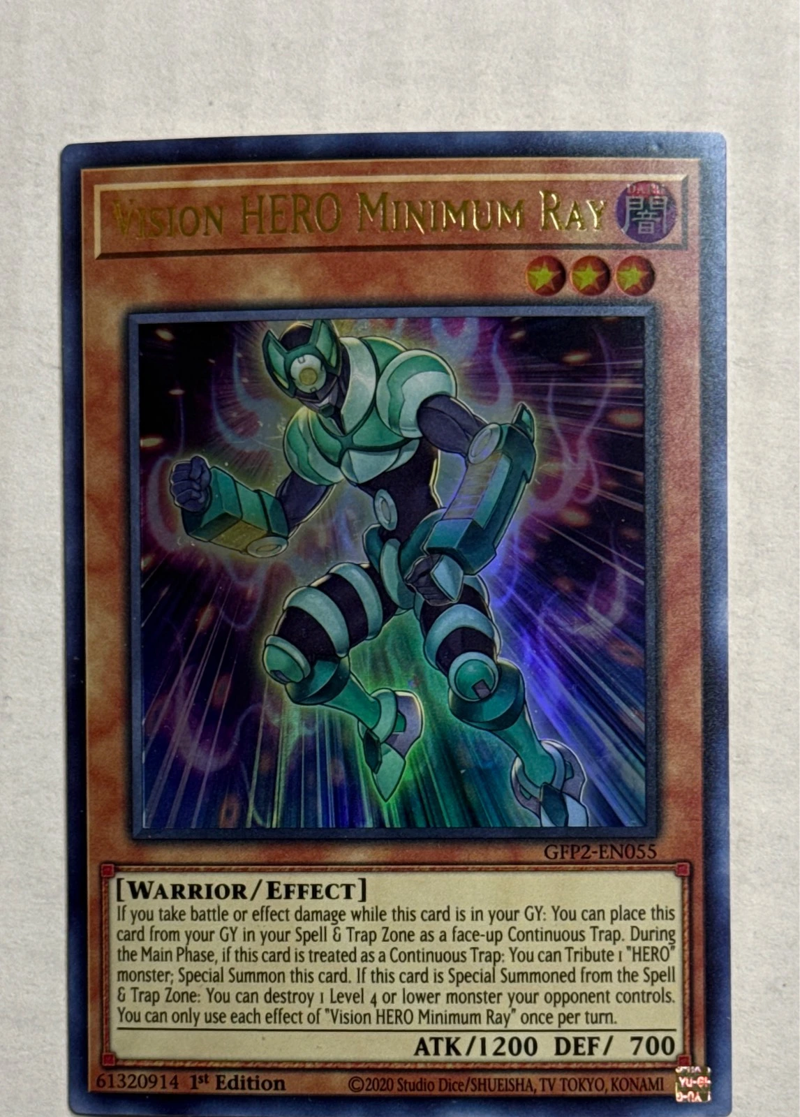 Vision HERO Minimum Ray - Ghosts From the Past: The 2nd Haunting #GFP2-EN055