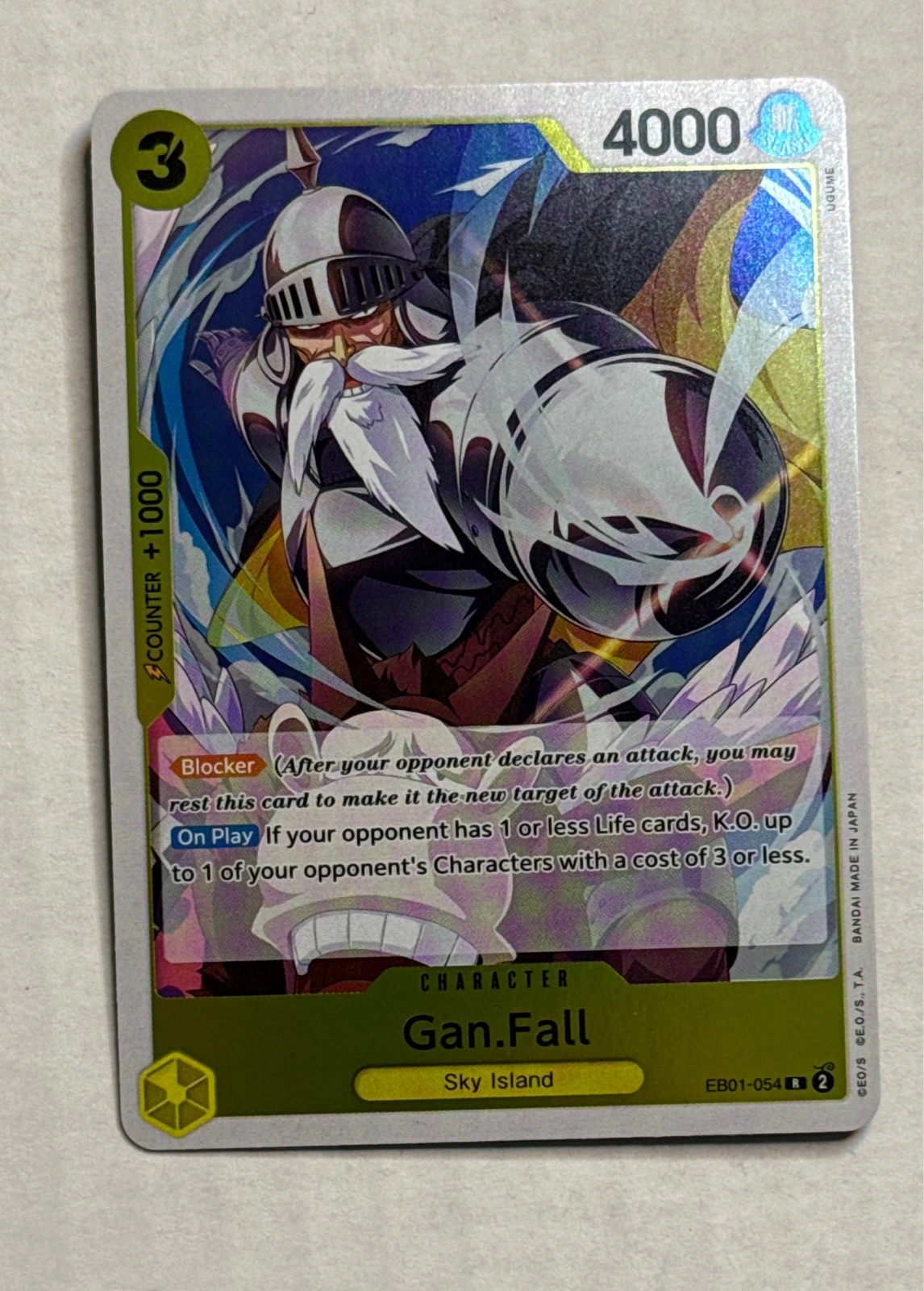 Gan Fall - Extra Booster Memorial Collection #EB01-054