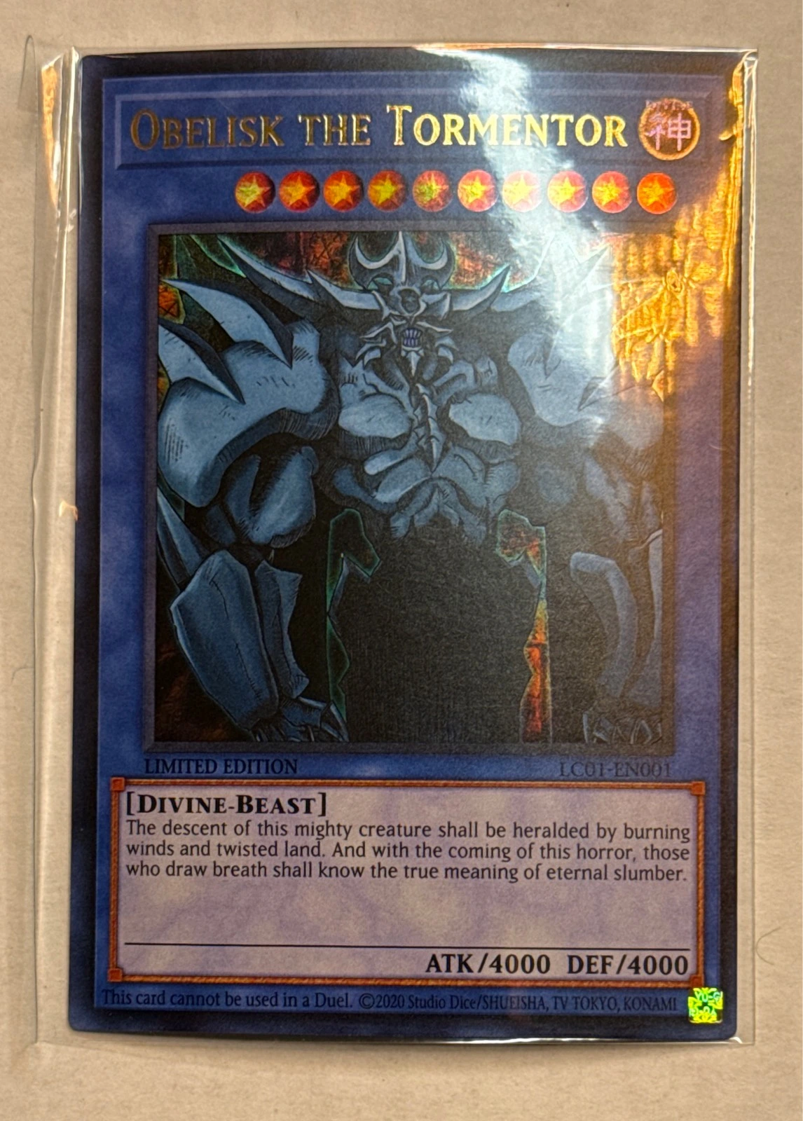 Obelisk the Tormentor - Legendary Collection 1 #LC01-EN001