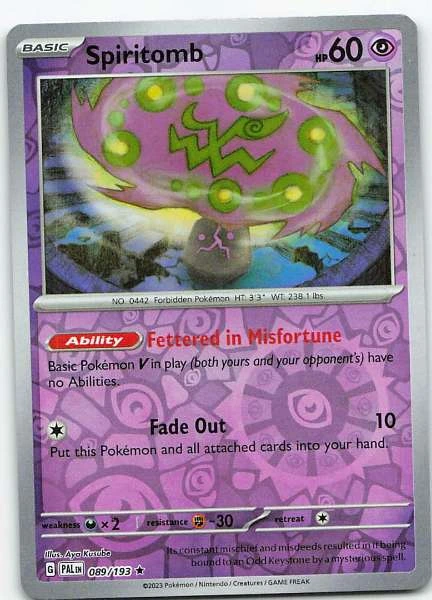 Spiritomb - Paldea Evolved #089/193