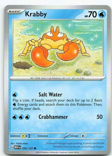 Krabby - 151 #098/165